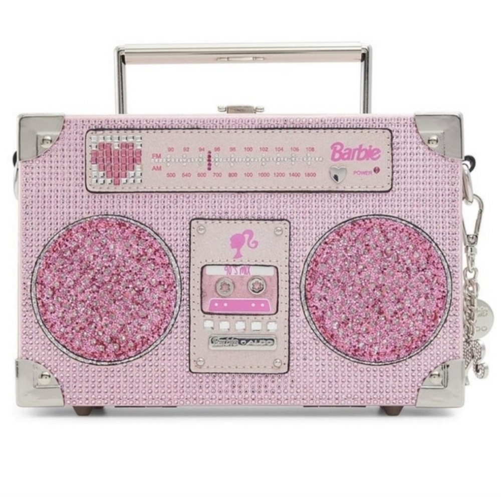 🔥SALES Rare🎀BarbieX Aldo Barbiebeat Boombox Crossbody Bag LIMITED EDITION New!✨️ - Picture 1 of 8